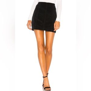 Free People Modern Femme Cord Mini Skirt